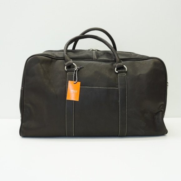 latico cabin leather duffel
